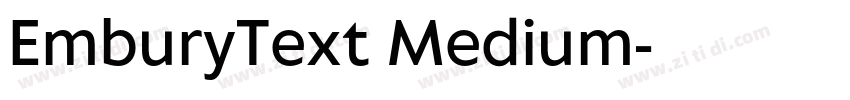 EmburyText Medium字体转换 EmburyText Medium字体转换